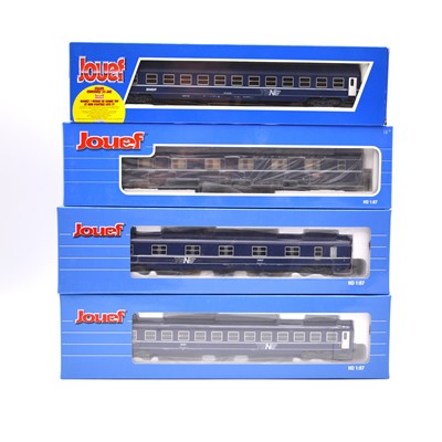 Lot 153 - Four Jouef HO gauge model passenger coaches