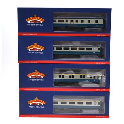 Lot 596 - Four Bachmann OO gauge model railway Inter-City passenger coaches