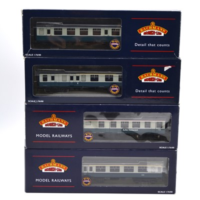 Lot 598 - Four Bachmann OO gauge model railway passenger coaches