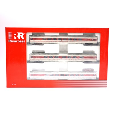 Lot 308 - Rivarossi HO gauge model railway 3-car set, ref HR3003 ETR 450 Pendolino FS