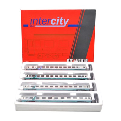 Lot 470 - ACME HO railway 4-car passenger coach set ref 55001 Trenitalia Intercity Plus tipo Z ep V