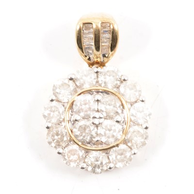 Lot 120 - Gemporia - A diamond pendant.