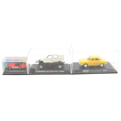 Lot 108 - A good quantity of mostly 1:43 and 1:87 scale model cars and vehicles