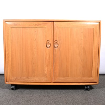 Lot 380 - Ercol compact computer cupboard