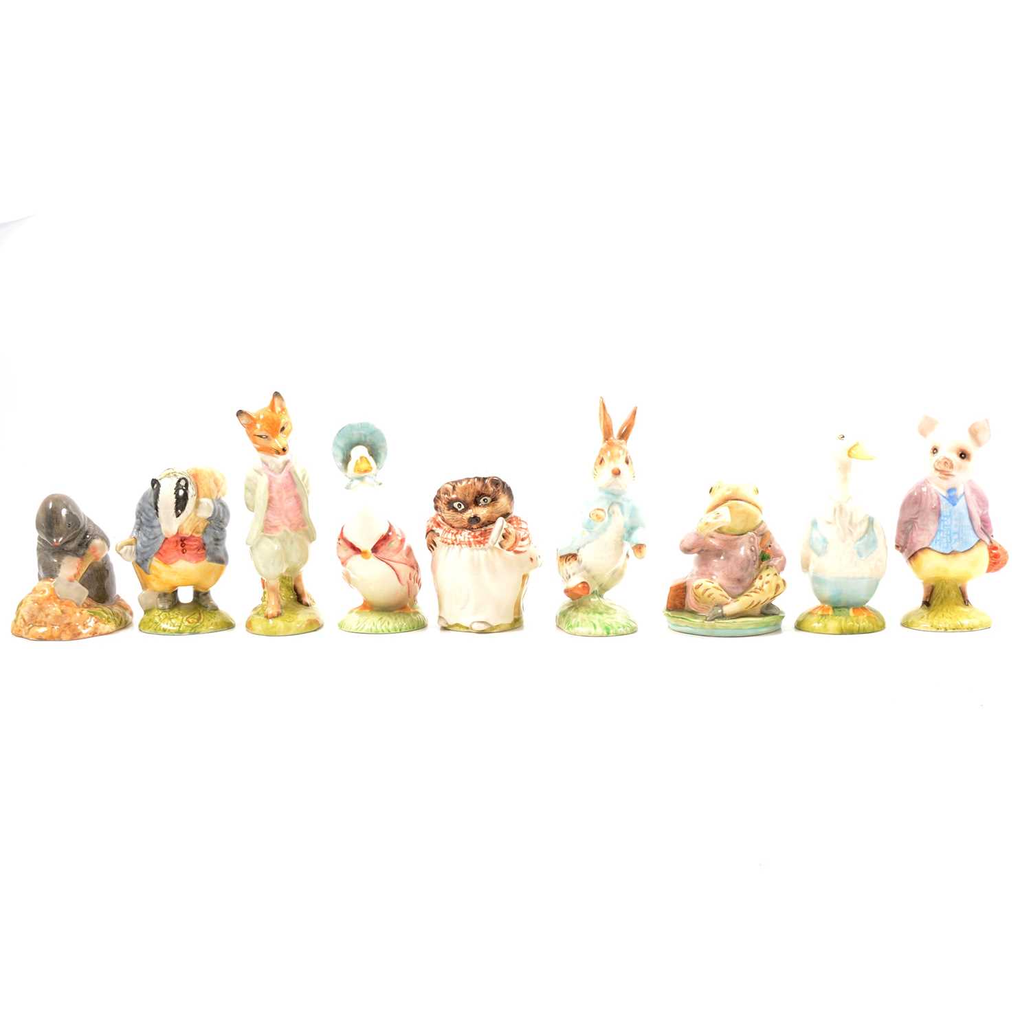 Lot 2 - Small collection of Beatrix Potter figures