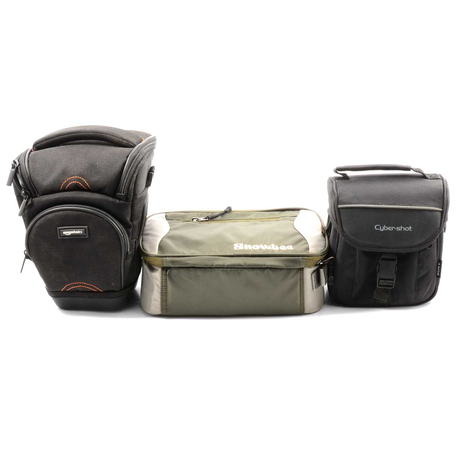 Lot 112 - A good quantity of camera carry bags, two boxes