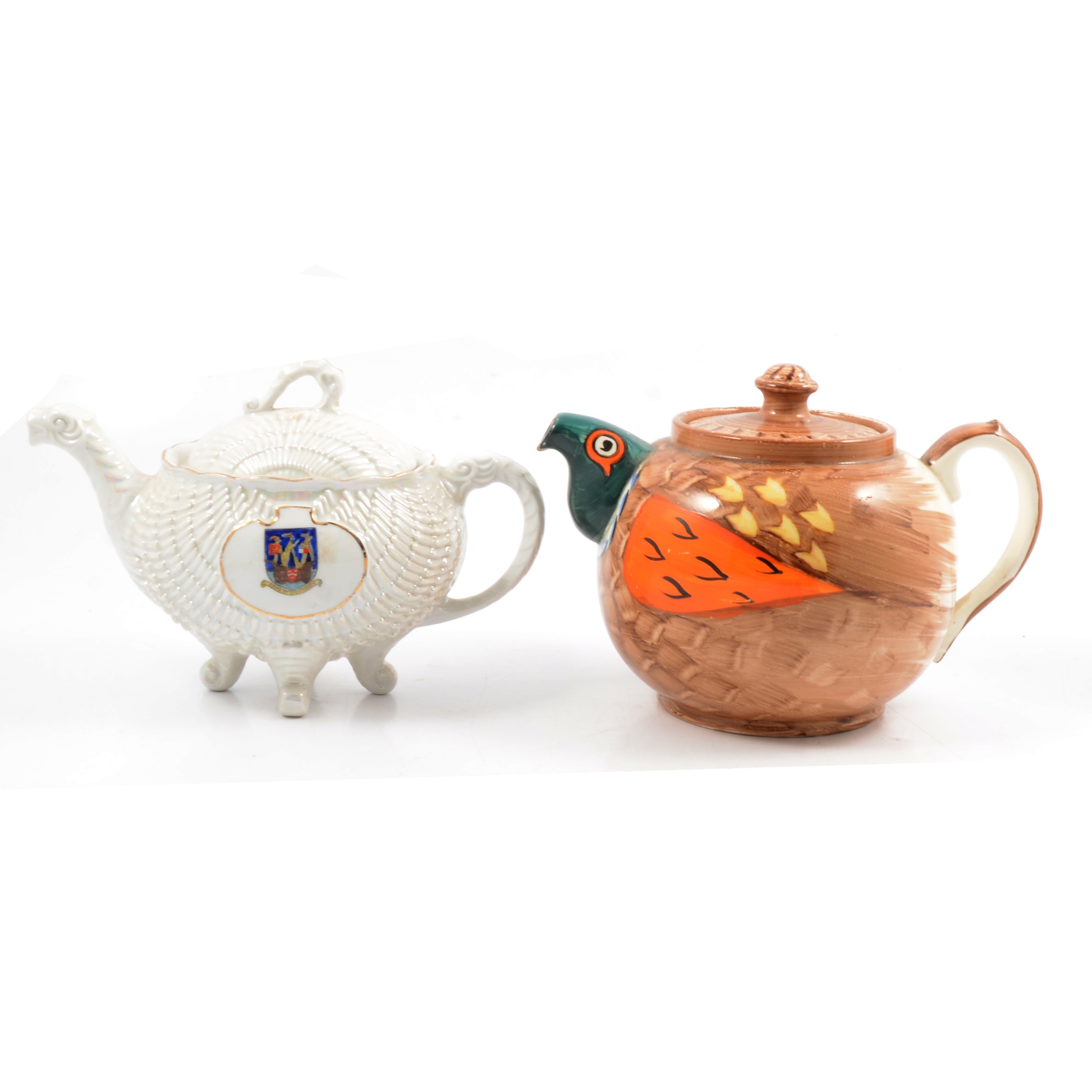 Lot 54 Collection of novelty teapots