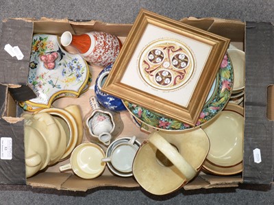 Lot 53 - FOur boxes of assorted household ceramics