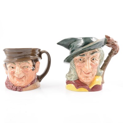 Lot 44 - Collection of mostly large-sized character jugs, Doulton and Beswick