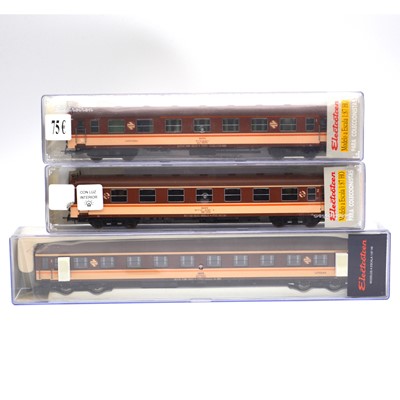 Lot 448 - Three Electrotren HO gauge model railway passenger coaches