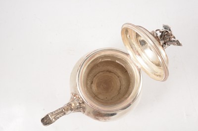 Lot 72 - William IV silver coffee pot, Paul Storr (Storr & Mortimer), London 1831