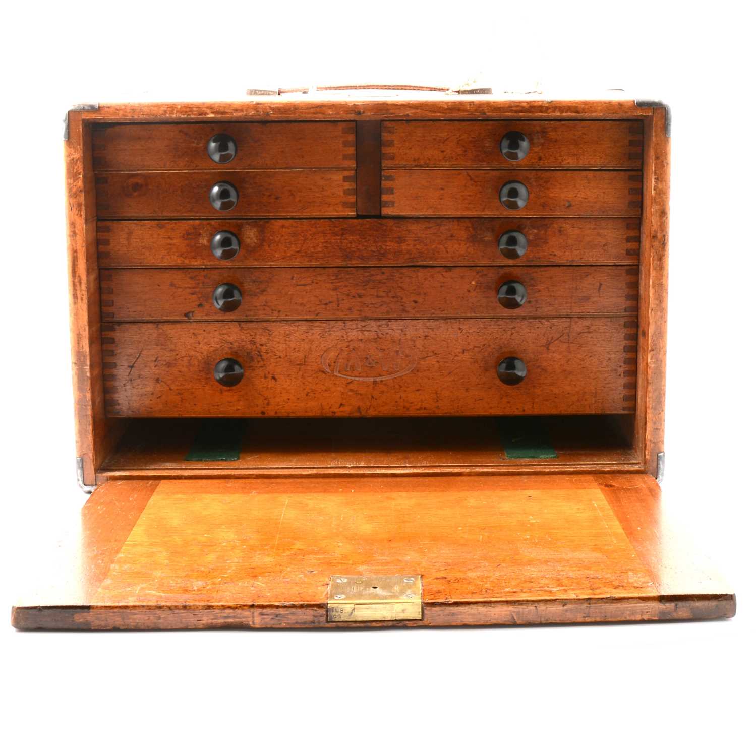 Engineers Box Lot 132 - A Moore & Wright engineer's box,