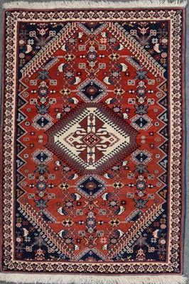 Lot 408 - Bokhara rug and two smaller Persian pattern rugs