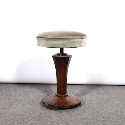 Lot 378 - Victorian rosewood adjustable stool