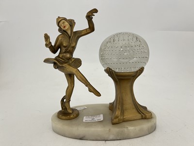 Lot 69 - Art Deco figural table lamp, by Gerdago