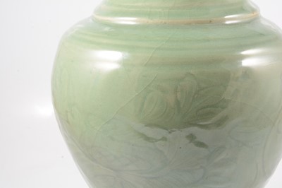 Lot 10 - Chinese celadon vase
