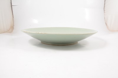 Lot 93 - Chinese celadon dish
