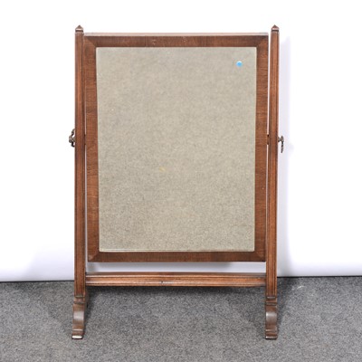 Lot 340 - Edwardian mahogany toilet mirror