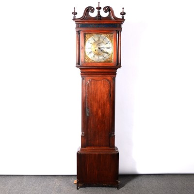 Lot 395 - A mahogany longcase clock, adapted