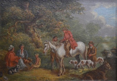 Lot 158 - English School, 19th Century, Hunting scene