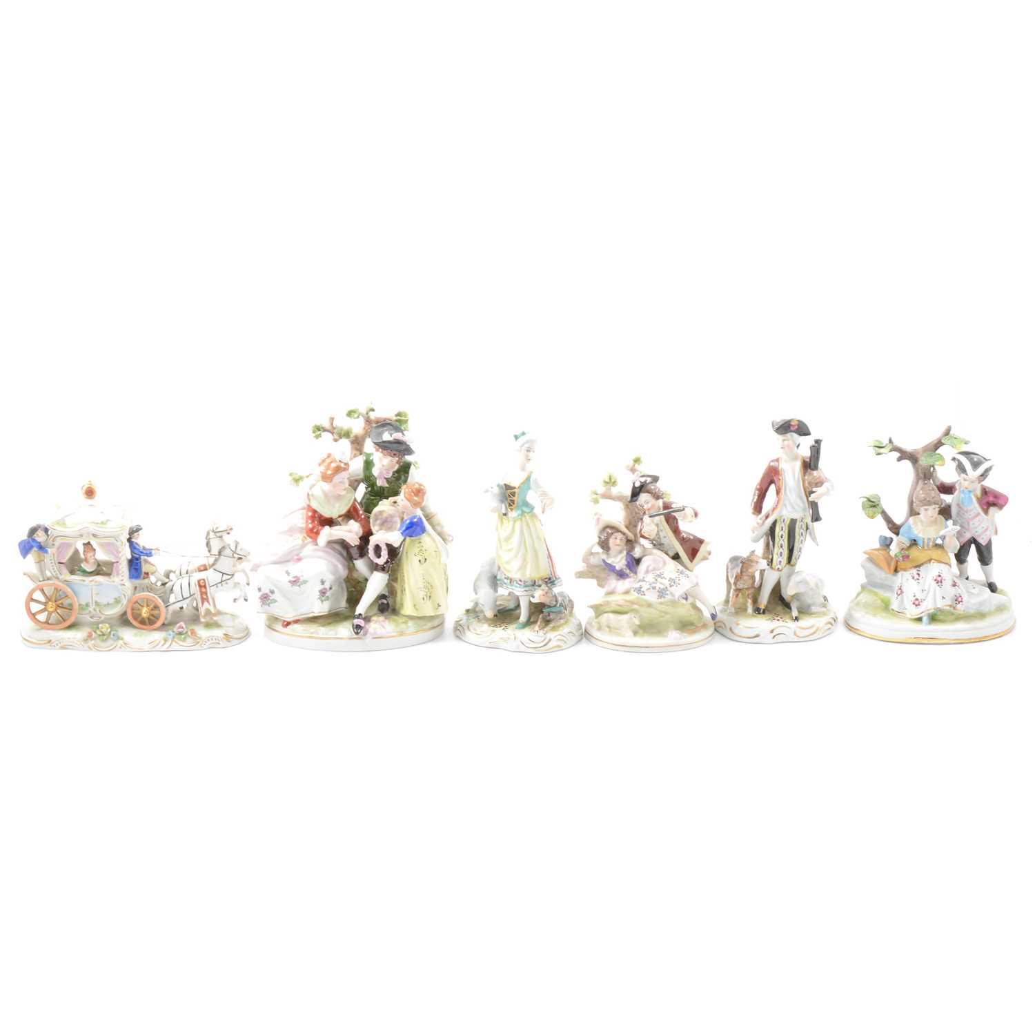 Lot 55 - Collection of figures and groups