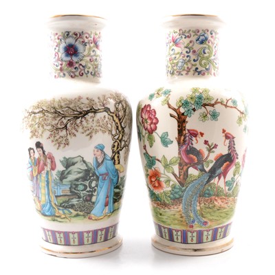 Lot 26 - Pair of modern Chinese vases