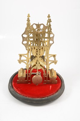 Lot 162 - Brass skeleton clock, Count, Sleaford