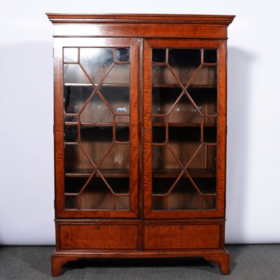 Lot 348 - Edwardian satinwood bookcase