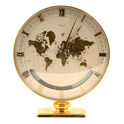 Lot 135 - Heinrich Möller for Kienzle, a World Time-Zone Clock, designed 1938