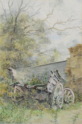 Lot 279 - Cecil J Thornton, An old cart