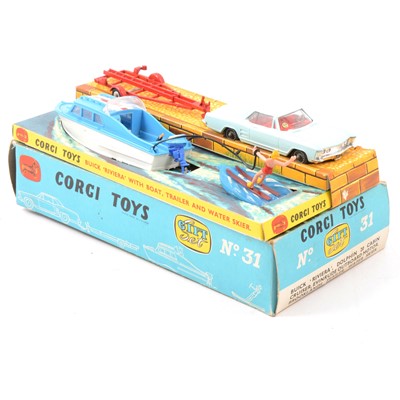 Lot 284 - Corgi Toys no.31 The Riviera Gift set boxed.