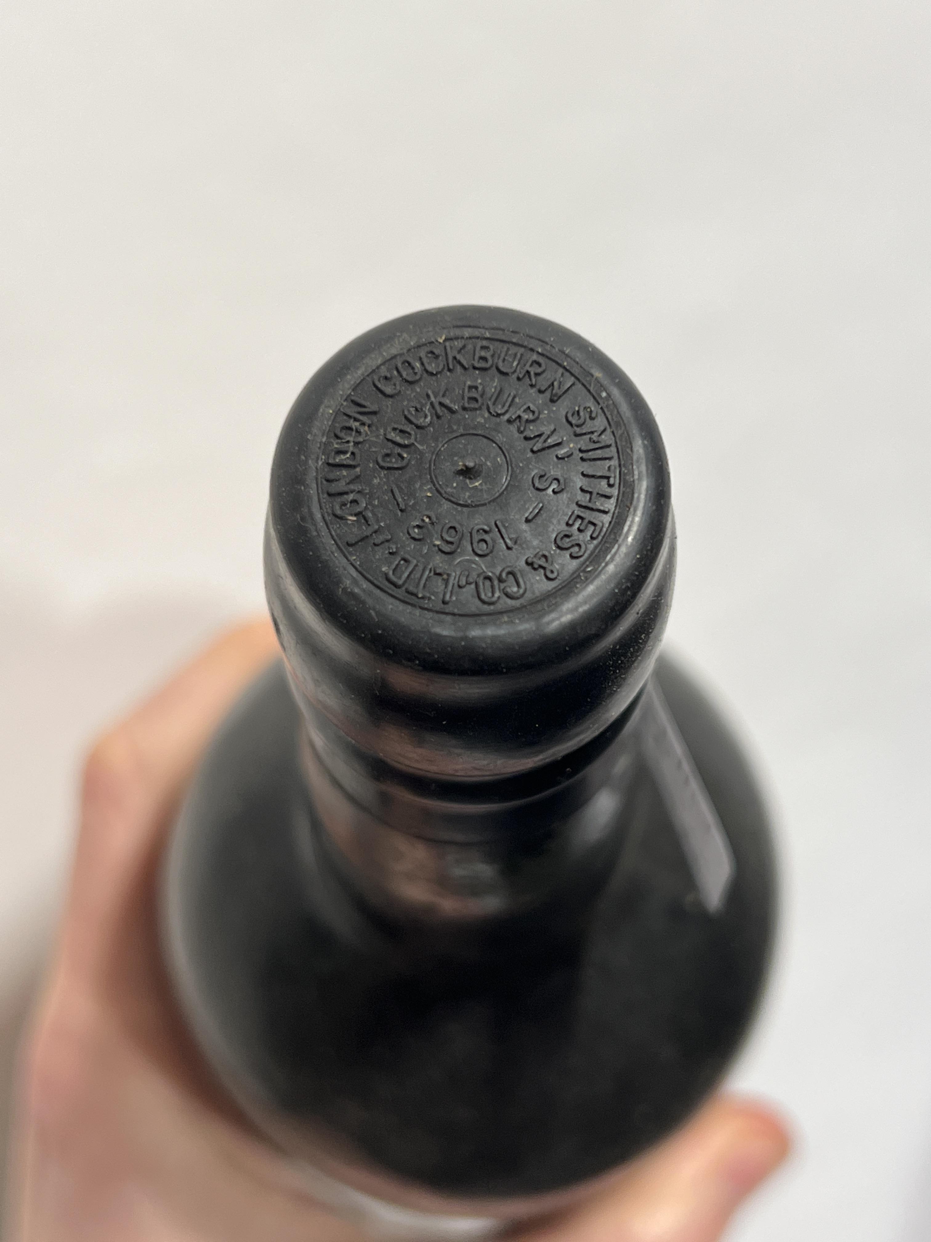 Lot 249 Cockburn's Vintage Port, 1963, one bottle