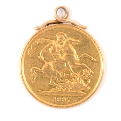 Lot 95 - A Gold Double Sovereign.