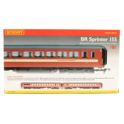 Lot 106 - Hornby OO gauge model railways train pack R2108 BR Sprinter 155 set