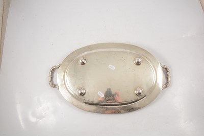Lot 47 - Chinese silver tea tray