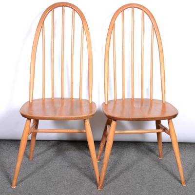 Lot 1098 - Ercol, an elm and beech dining room suite