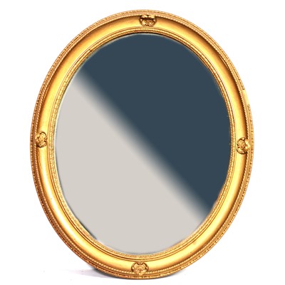 Lot 334 - Gilt painted wall mirror