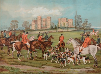 Lot 319 - 'The Meet, Near Kenilworth Castle', chromolithograph