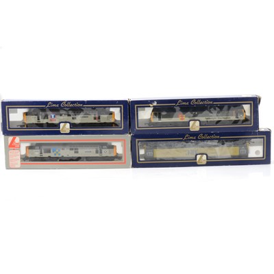 Lot 178 - Four Lima OO gauge diesel locomotives including ref 205296A2 class 37 'Great Rocks'