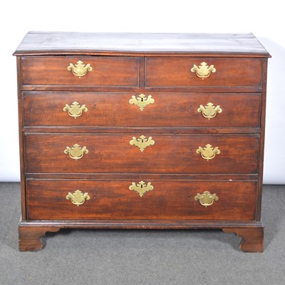 Lot 443 - George III mahogany chest of drawers