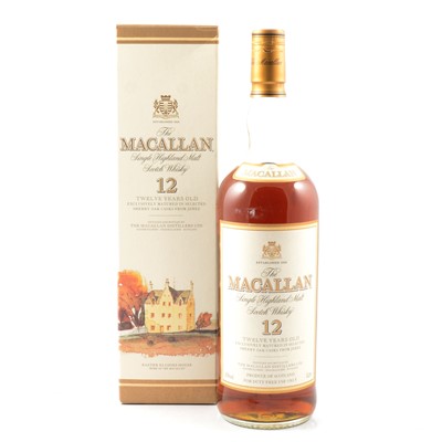 Lot 266 - Macallan, 12 year old, 1L/ Duty Free