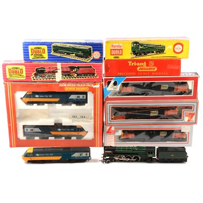 Lot 124 - OO gauge model railways, mixed selection including R426 InterCity 125 train pack