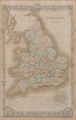 Lot 290 - Christopher Saxton & William Kip, engraved map of Northamptoniae