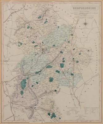 Lot 290 - Christopher Saxton & William Kip, engraved map of Northamptoniae