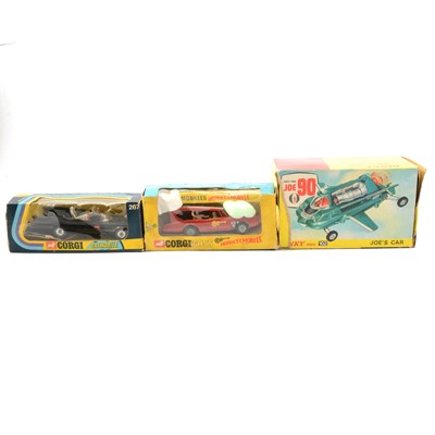 Lot 282 - Dinky and Corgi Toys die-cast models three including Dinky 102 Joe90 Joe's Car
