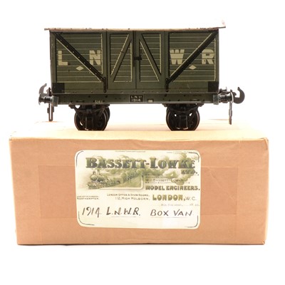 Lot 23 - Carette/Bassett-Lowke Gauge 1 model railway LNWR 1914 box van