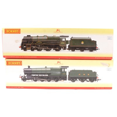 Lot 165 - Two Hornby OO gauge model railway locomotives R2918 and R2632.