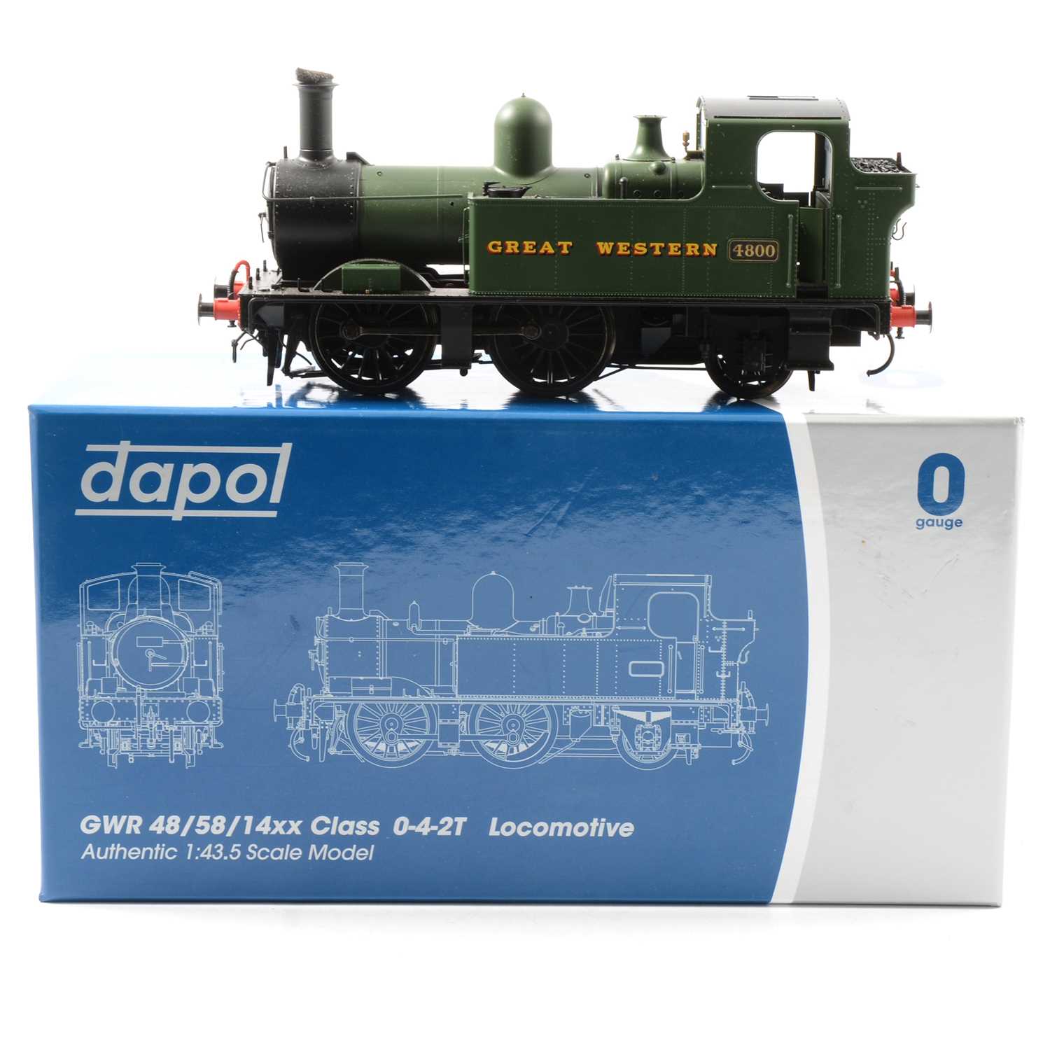 Lot 5 - Dapol O gauge model railway locomotive ref 7S-006-001 48xx class GWR Great Western