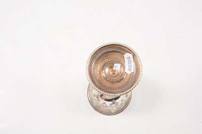Lot 84 - Victorian silver goblet, maker's mark GU, Birmingham 1886
