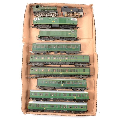 Lot 125 - OO gauge model railways, one tray of locomotives and powered cars.